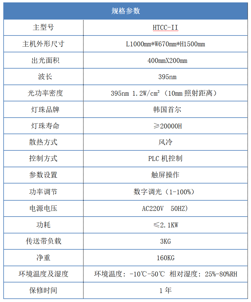 紫外线uv固化机规格参数 400 * 200mm 紫外线uvled固化机规格