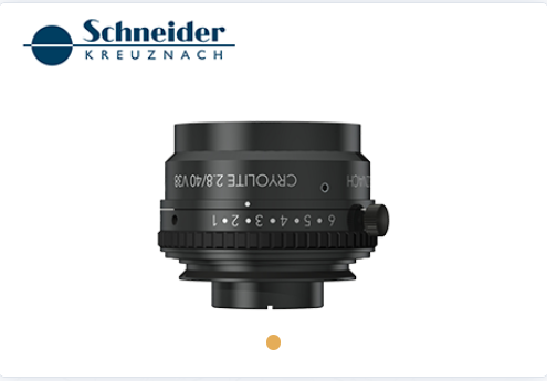 Schneider 施耐德     CRYOLITE 2.8/40 V38  工业镜头