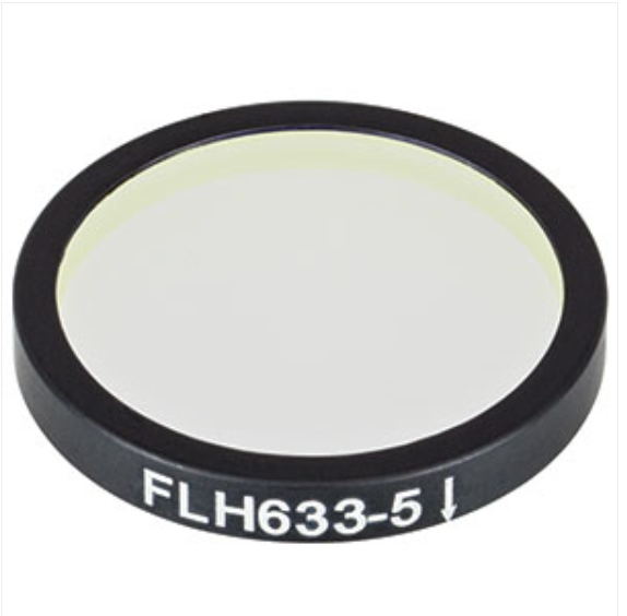 THORLABS 索雷博 &nbsp;&nbsp;&nbsp;FLH633-5 硬膜带通滤光片