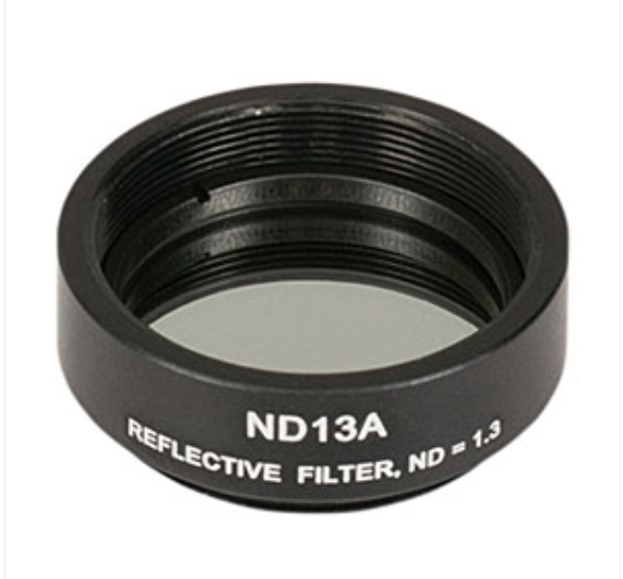 THORLABS 索雷博    ND13A Ø25 mm反射型中性密度滤光片