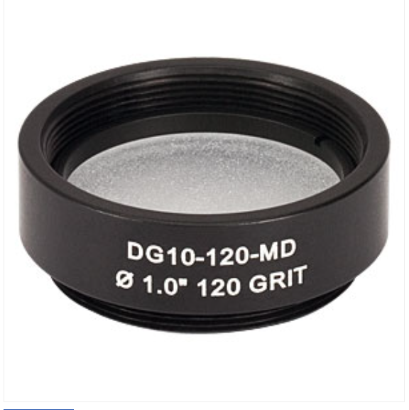 THORLABS 索雷博 &nbsp;&nbsp;&nbsp;DG10-120-MD - Ø1英寸，SM1螺纹安装，N-BK7磨砂玻璃散射片