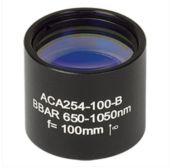 THORLABS 索雷博 &nbsp;&nbsp;&nbsp;ACA254-100-B 空气间隔消色差双合透镜