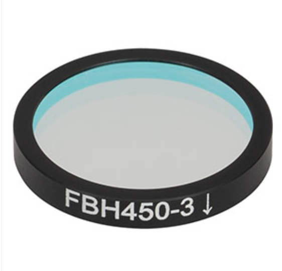 THORLABS 索雷博 &nbsp;&nbsp;&nbsp;FBH450-3 硬膜带通滤光片