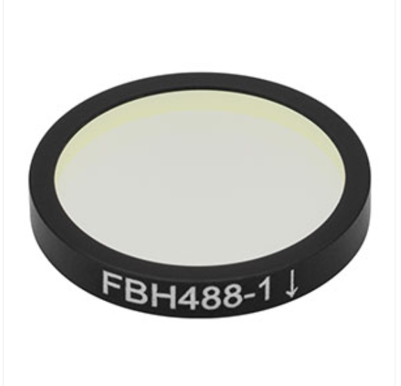 THORLABS 索雷博 &nbsp;&nbsp;&nbsp;FBH488-1 硬膜带通滤光片