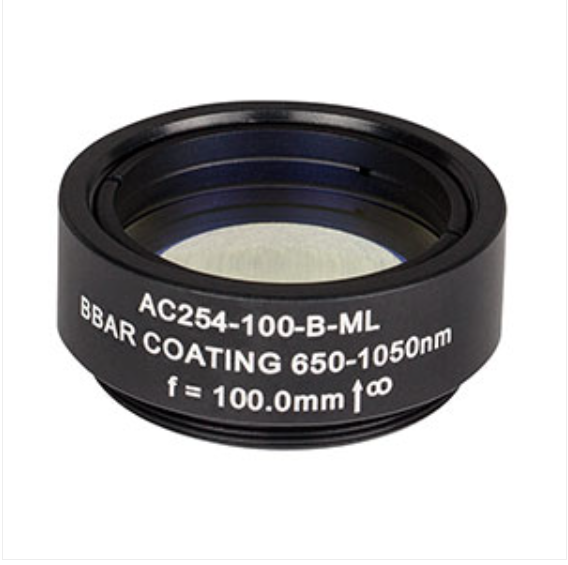 THORLABS 索雷博 &nbsp;&nbsp;&nbsp;AC254-100-B-ML 消色差双胶合透镜