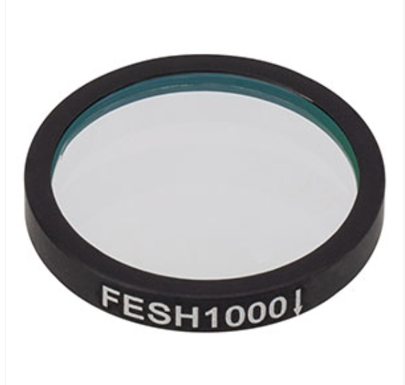 THORLABS 索雷博 &nbsp;&nbsp;&nbsp;FESH1000 Ø25.0 mm短波通滤光片