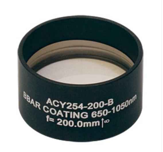 THORLABS 索雷博 &nbsp;&nbsp;&nbsp;ACY254-200-B 柱面消色差透镜
