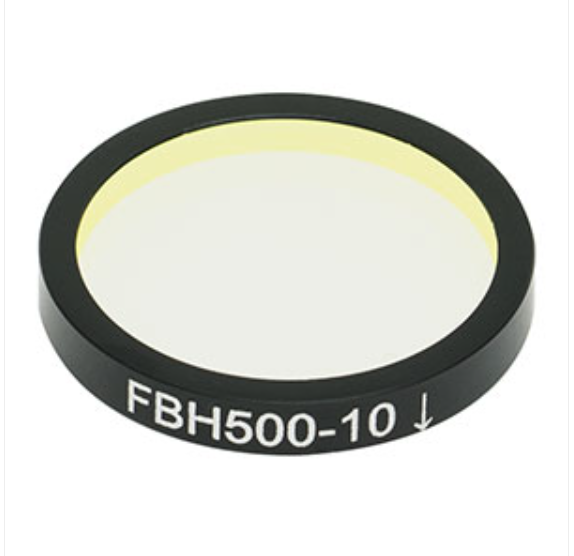 THORLABS 索雷博 &nbsp;&nbsp;FBH500-10 硬膜带通滤光片