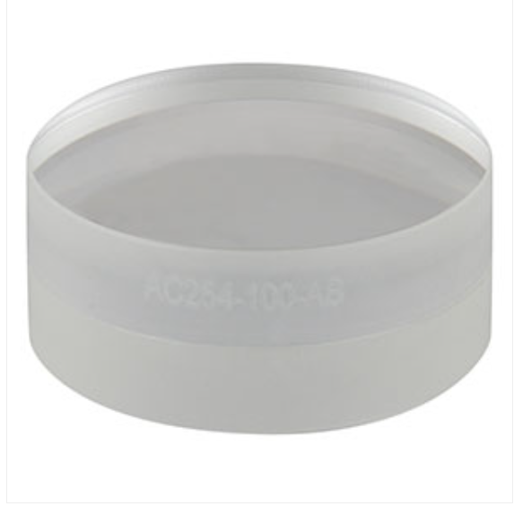 THORLABS 索雷博    AC254-100-AB 消色差双胶合透镜