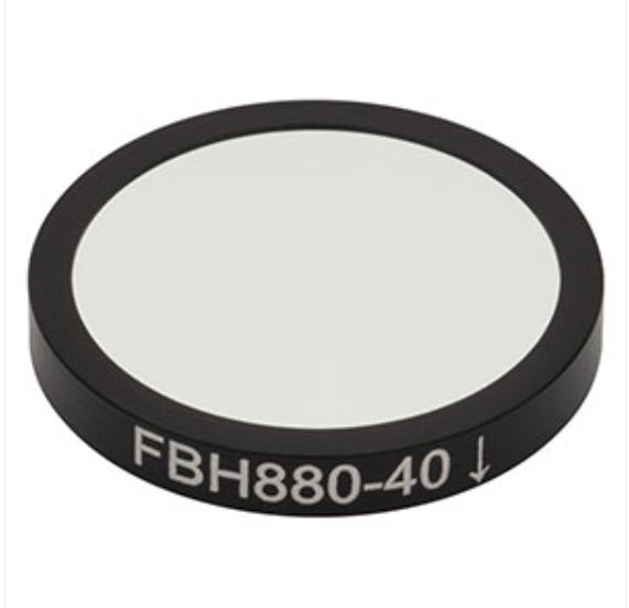 THORLABS 索雷博 &nbsp;&nbsp;&nbsp;FBH880-40 硬膜带通滤光片
