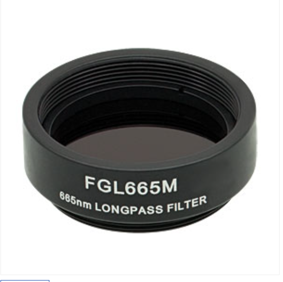THORLABS 索雷博 &nbsp;&nbsp;&nbsp;FGL665M 长波通彩色玻璃滤光片