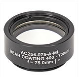 THORLABS 索雷博 &nbsp;&nbsp;&nbsp;AC254-075-A-ML 消色差双胶合透镜