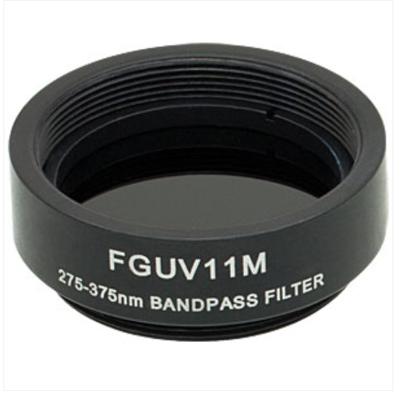 THORLABS 索雷博 &nbsp;&nbsp;&nbsp;FGUV11M Ø25 mm UG11彩色玻璃带通滤光片