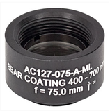 THORLABS 索雷博 &nbsp;&nbsp;&nbsp;AC127-075-A-ML 消色差双胶合透镜