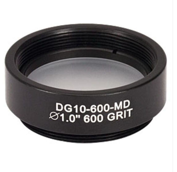 THORLABS 索雷博 &nbsp;&nbsp;&nbsp;DG10-600-MD - Ø1英寸，SM1螺纹安装，N-BK7磨砂玻璃散射片