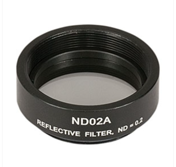 THORLABS 索雷博 &nbsp;&nbsp;&nbsp;ND02A Ø25 mm反射型中性密度滤光片