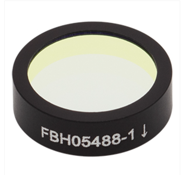 THORLABS 索雷博 &nbsp;&nbsp;&nbsp;&nbsp;FBH05488-1 硬膜带通滤光片