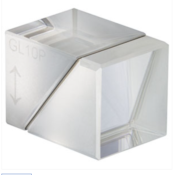 THORLABS 索雷博   GL10P - 格兰-激光偏振器