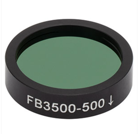 THORLABS 索雷博 &nbsp;&nbsp;&nbsp;FB3500-500 Ø1英寸红外带通滤光片