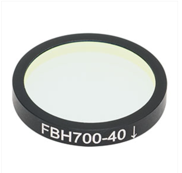 THORLABS 索雷博 &nbsp;&nbsp;FBH700-40 硬膜带通滤光片