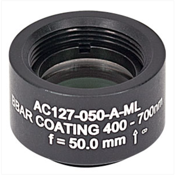 THORLABS 索雷博 &nbsp;&nbsp;&nbsp;AC127-050-A-ML 消色差双胶合透镜