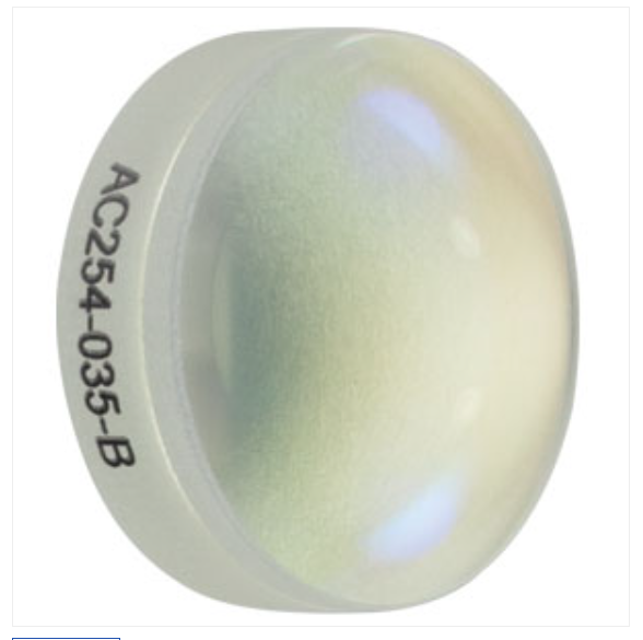 THORLABS 索雷博    AC254-035-B 消色差双胶合透镜