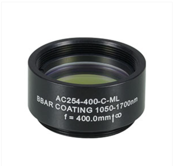 THORLABS 索雷博 &nbsp;&nbsp;&nbsp;AC254-400-C-ML 消色差双胶合透镜