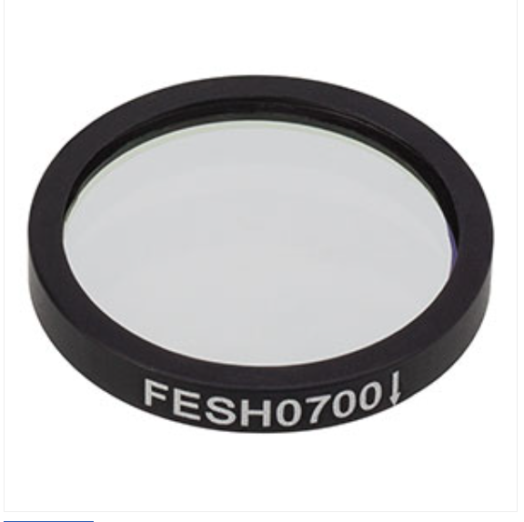 THORLABS 索雷博 &nbsp;&nbsp;&nbsp;FESH0700 Ø25.0 mm短波通滤光片