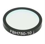 THORLABS 索雷博 &nbsp;&nbsp;&nbsp;FBH750-10 硬膜带通滤光片