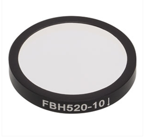 THORLABS 索雷博 &nbsp;&nbsp;&nbsp;FBH520-10 硬膜带通滤光片