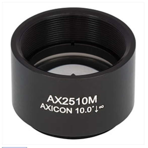 THORLABS 索雷博 &nbsp;&nbsp;AX2510M 锥透镜