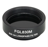 THORLABS 索雷博 &nbsp;&nbsp;&nbsp;&nbsp;FGL830M 长波通彩色玻璃滤光片