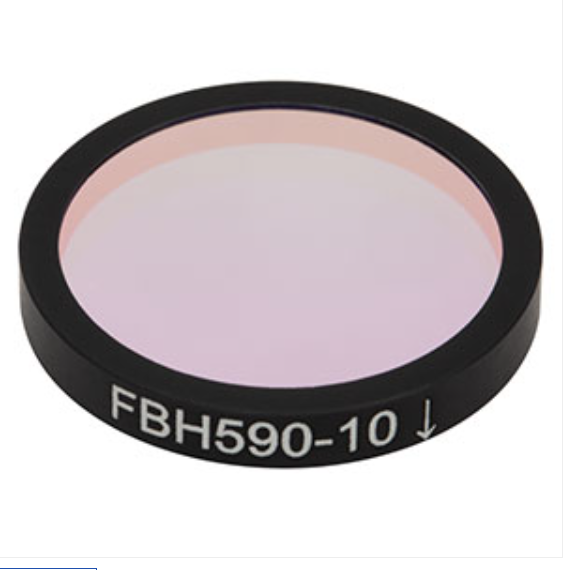 THORLABS 索雷博 &nbsp;&nbsp;FBH590-10 硬膜带通滤光片