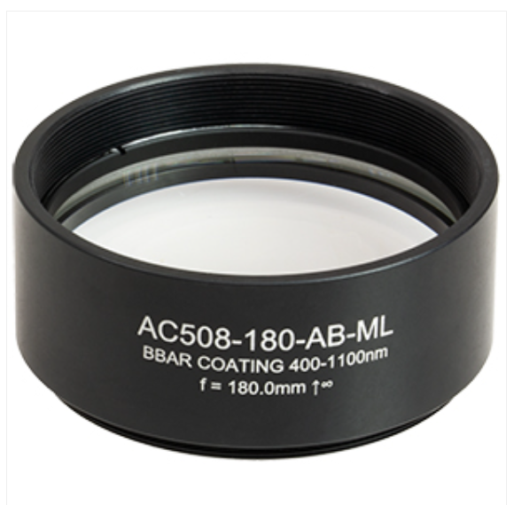 THORLABS 索雷博 &nbsp;&nbsp;AC508-180-AB-ML 消色差双胶合透镜
