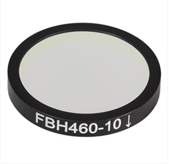 THORLABS 索雷博 &nbsp;&nbsp;&nbsp;FBH460-10 硬膜带通滤光片
