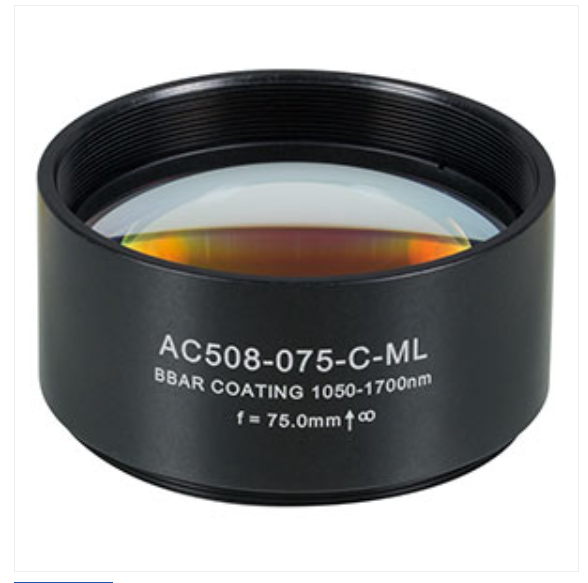 THORLABS 索雷博 &nbsp;&nbsp;&nbsp;AC508-075-C-ML 消色差双胶合透镜