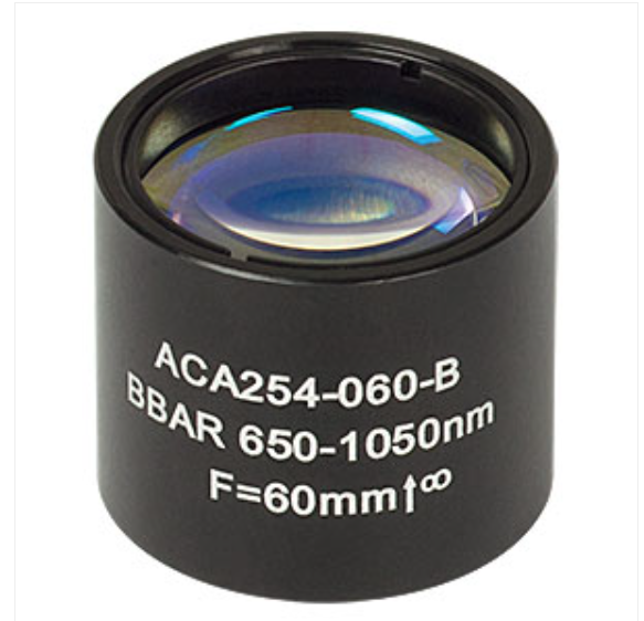 THORLABS 索雷博 &nbsp;&nbsp;&nbsp;ACA254-060-B 空气间隔消色差双合透镜
