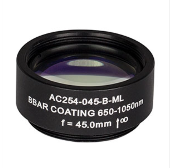 THORLABS 索雷博 &nbsp;&nbsp;&nbsp;AC254-045-B-ML 消色差双胶合透镜