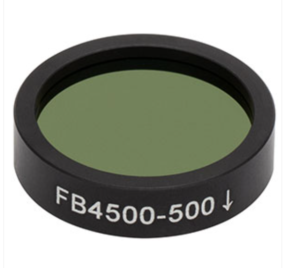 THORLABS 索雷博 &nbsp;&nbsp;&nbsp;FB4500-500 Ø1英寸红外带通滤光片