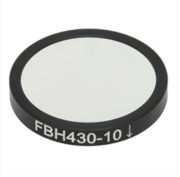 THORLABS 索雷博 &nbsp;&nbsp;FBH430-10 硬膜带通滤光片