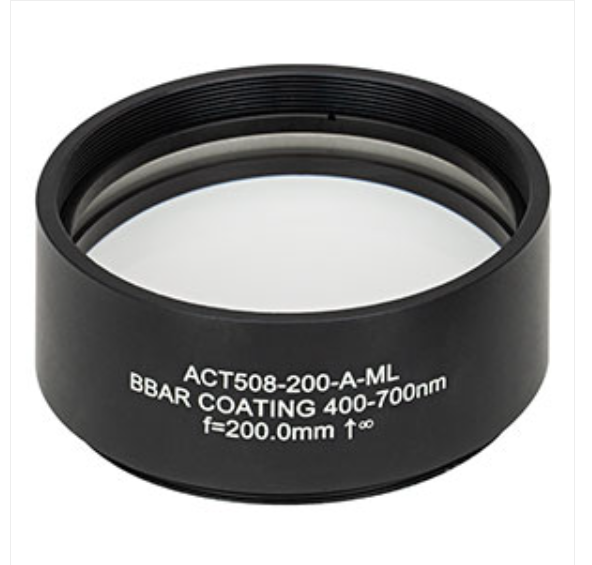 THORLABS 索雷博 &nbsp;&nbsp;&nbsp;ACT508-200-A-ML 消色差双胶合透镜