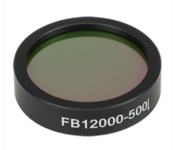 THORLABS 索雷博 &nbsp;&nbsp;&nbsp;FB12000-500 Ø1英寸红外带通滤光片