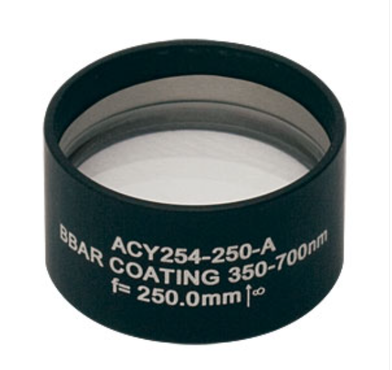 THORLABS 索雷博 &nbsp;&nbsp;&nbsp;&nbsp;ACY254-250-A 柱面消色差透镜