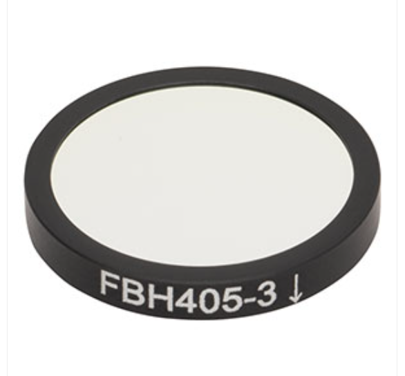 THORLABS 索雷博 &nbsp;&nbsp;&nbsp;FBH405-3 硬膜带通滤光片