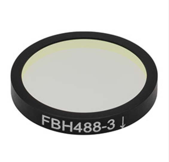 THORLABS 索雷博 &nbsp;&nbsp;&nbsp;FBH488-3 硬膜带通滤光片
