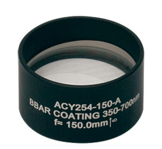 THORLABS 索雷博 &nbsp;&nbsp;&nbsp;ACY254-150-A 柱面消色差透镜