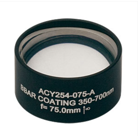 THORLABS 索雷博 ACY254-075-A 柱面消色差透镜