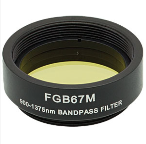 THORLABS 索雷博 &nbsp;&nbsp;&nbsp;FGB67M Ø25 mm BG36彩色玻璃带通滤光片