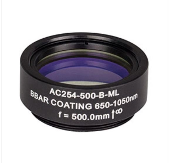 THORLABS 索雷博 &nbsp;&nbsp;&nbsp;&nbsp;AC254-500-B-ML 消色差双胶合透镜