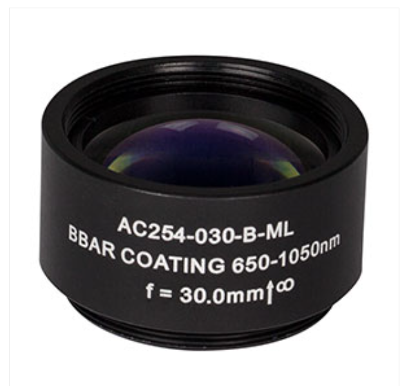THORLABS 索雷博    AC254-030-B-ML 消色差双胶合透镜